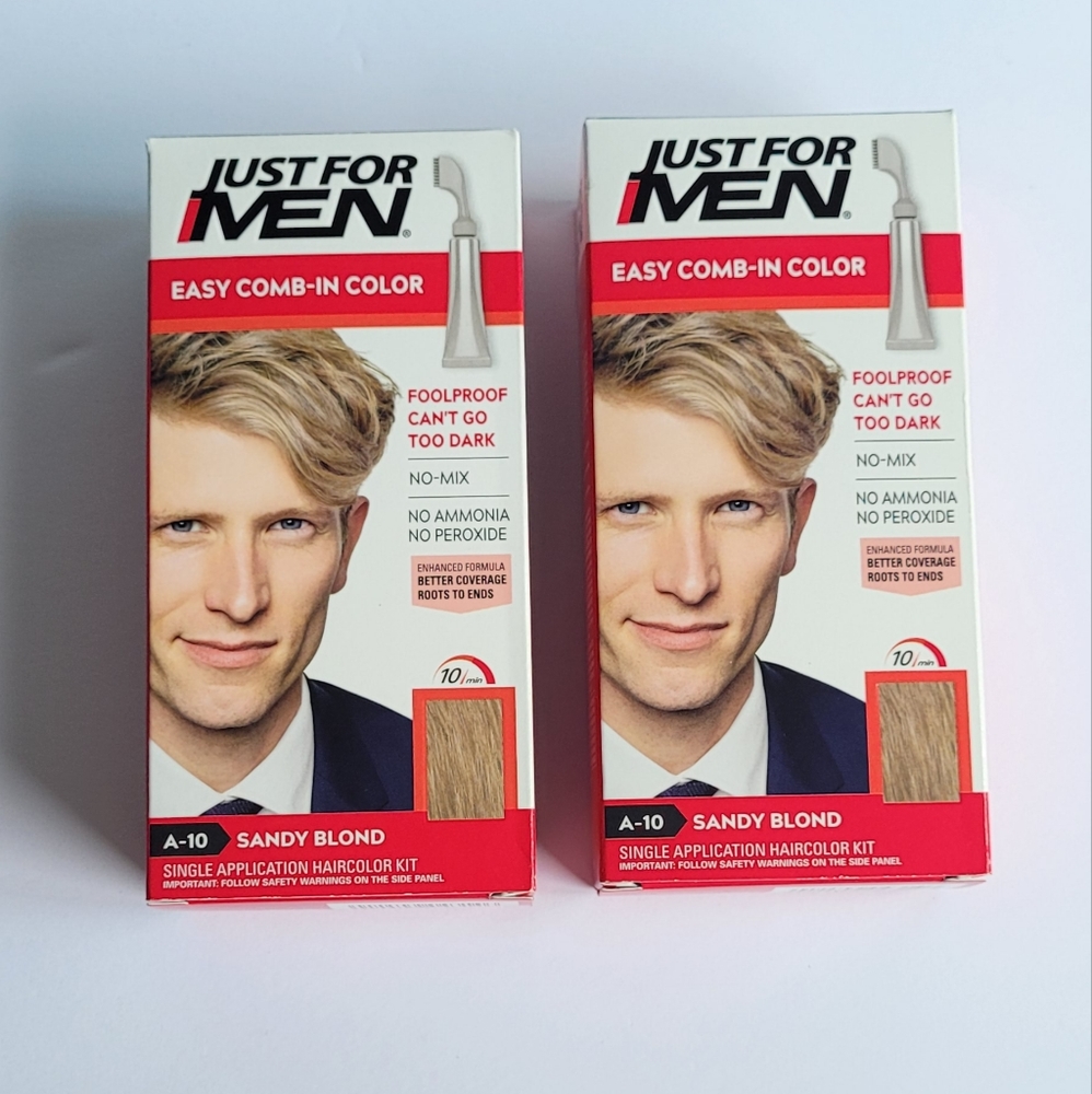 2 box of JUST FOR MEN (A-10 SANDY BLOND)
